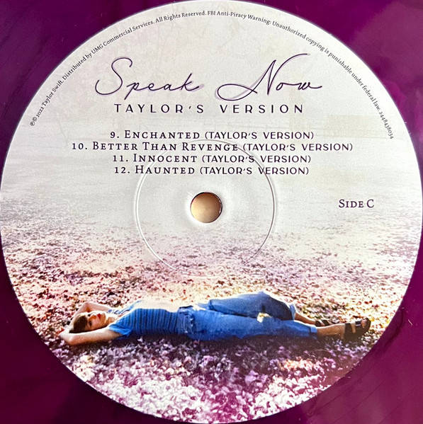 Taylor Swift – Speak Now-Taylor&#039;s Version 3LPcolor